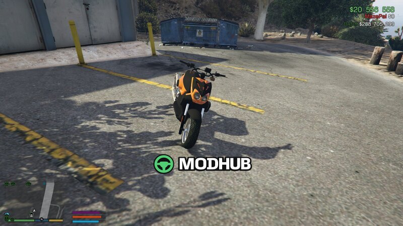 Мотоцикл Stuntro Mbk для GTA 5