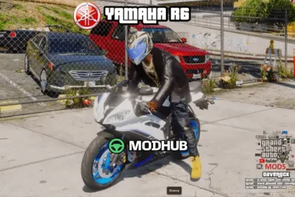 Мотоцикл Yamaha R6 для GTA 5