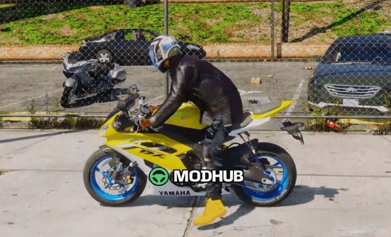 Мотоцикл Yamaha R6 для GTA 5