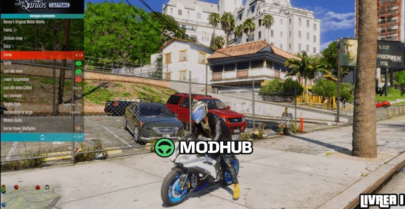 Мотоцикл Yamaha R6 для GTA 5