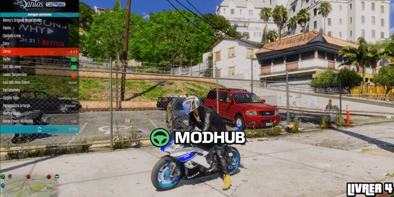 Мотоцикл Yamaha R6 для GTA 5