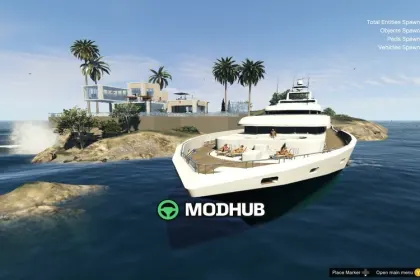 Приватний острів Дизайн Будинок для GTA 5