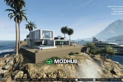 Приватний острів Дизайн Будинок для GTA 5 — 2