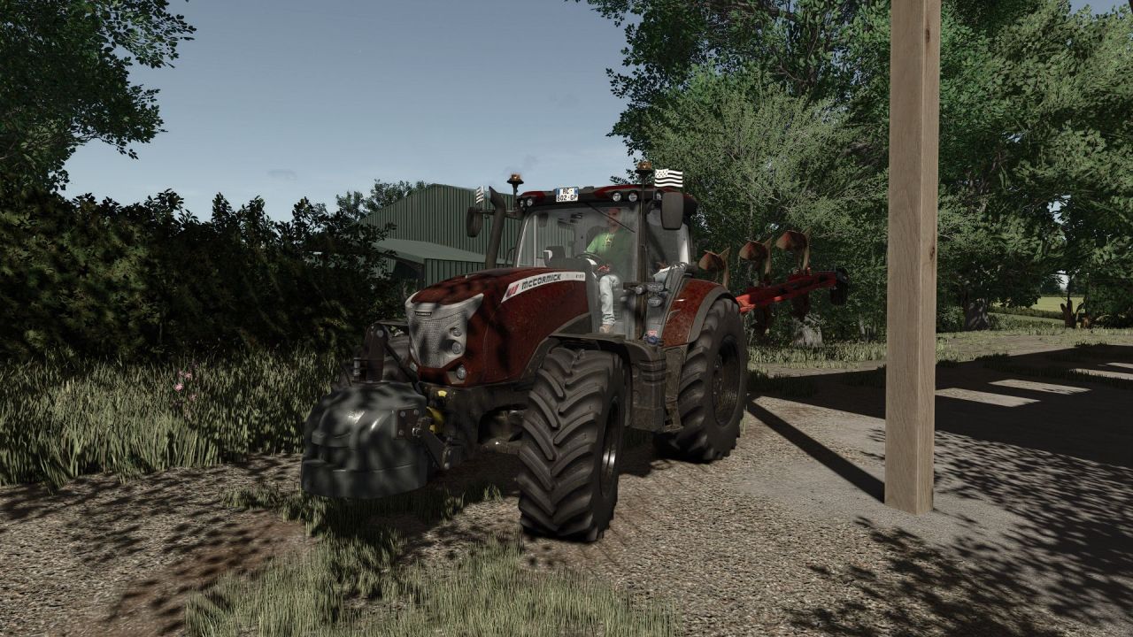Stylowy Traktor McCormick X7 BZH — Bordowy Piękniś dla Farming Simulator 25