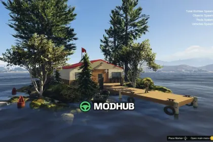 Канадський будинок на озері для GTA 5 — 3