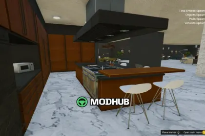 Мansion Lake Vinewood Hill для GTA 5 — 5