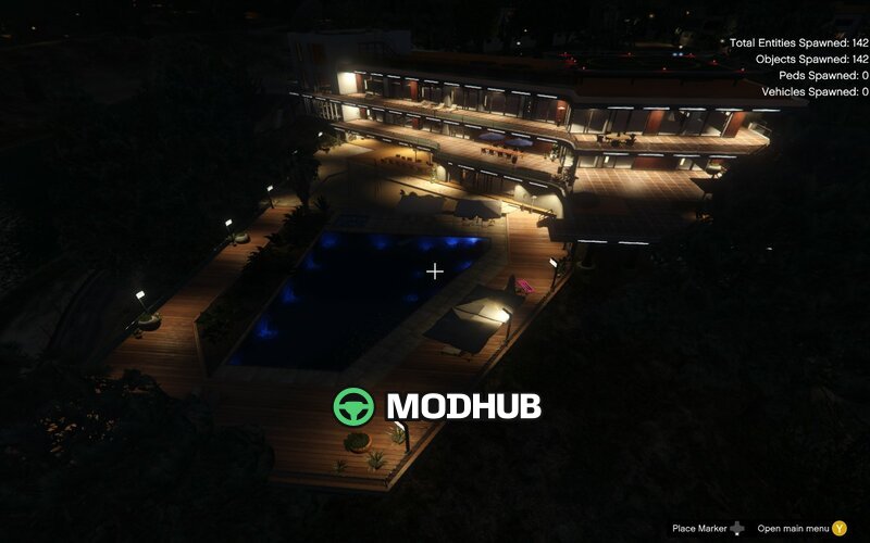 Мansion Lake Vinewood Hill для GTA 5