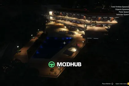 Мansion Lake Vinewood Hill для GTA 5 — 6