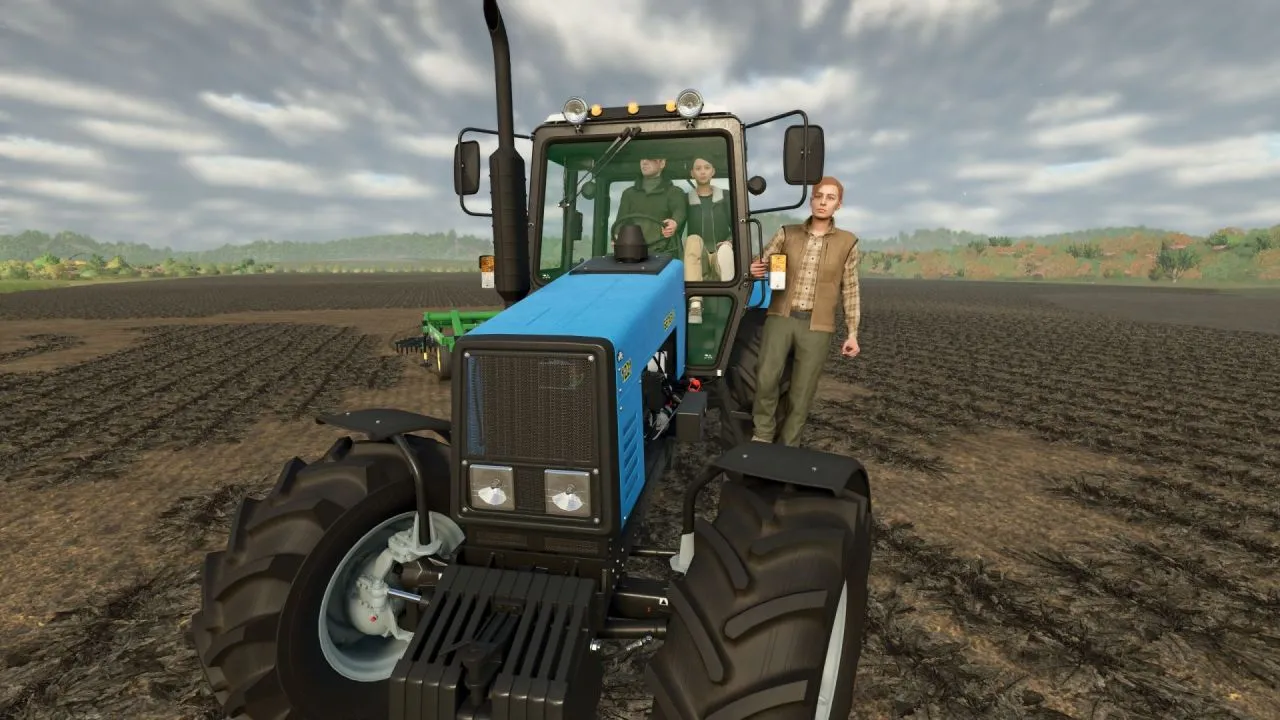 Atmospheric Helper Passenger Dummy for Farming Simulator 25 — Live Passenger in Cabin