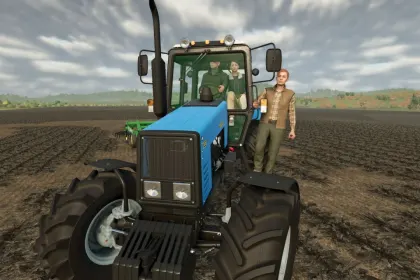 Atmospheric Helper Passenger Dummy for Farming Simulator 25 — Live Passenger in Cabin — 1