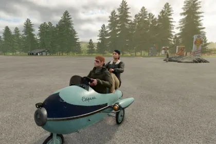Atmospheric Helper Passenger Dummy for Farming Simulator 25 — Live Passenger in Cabin — 2