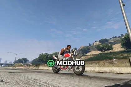 Motocykl Honda CB1300 Super Four do GTA 5 — 5