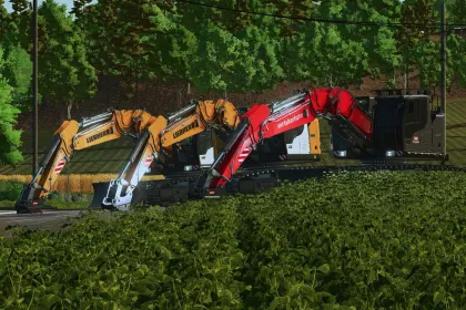 Екскаватор-навантажувач Liebherr 926 Compact для Farming Simulator 25