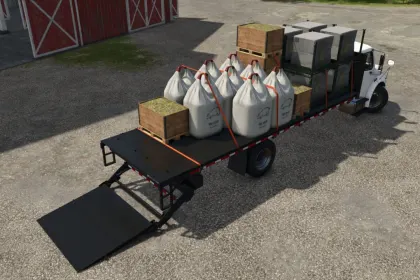 Ефективна Вантажівка Freightliner M2 Stakebed (AutoLoad) для Швидких Перевезень у FS25 — 4