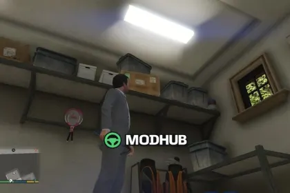 Синій лом Blue Crowbar для GTA 5
