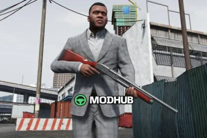 Schrotflinte Remington 870 Redwood & Silver für GTA 5 — 2