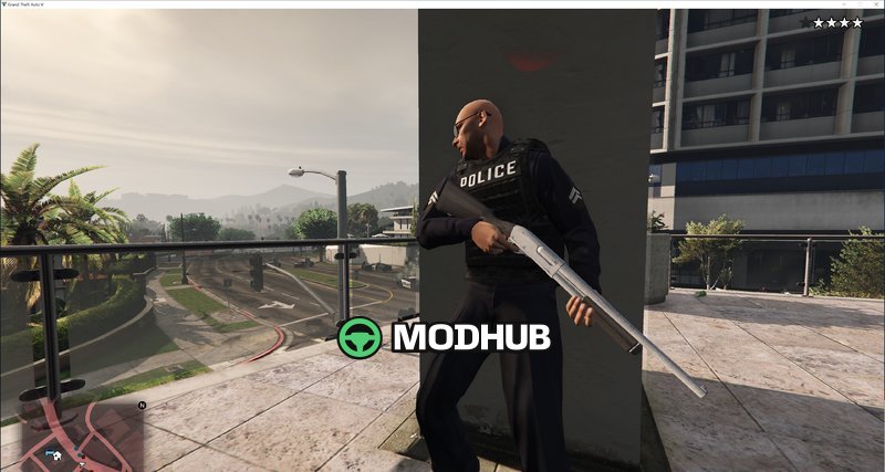 Schrotflinte Remington 870 Redwood & Silver für GTA 5