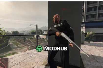Schrotflinte Remington 870 Redwood & Silver für GTA 5 — 3