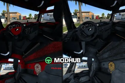 MAN TGX E6 Interior Pack v1.5 1.6 für ETS2