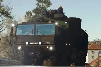 Військові утилітарні вантажівки MAN Military Utility Trucks для Farming Simulator 25