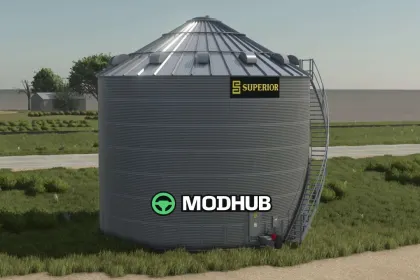 36Ft Superior Grain Bin for FS25 — 2