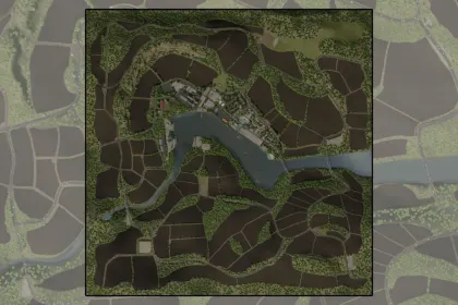 Нова Французька Карта The Peasant Valley для Farming Simulator 25 — 89 Полів, Фабрики та BGA — 2