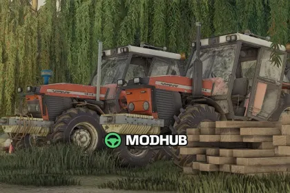 Ciągnik Ursus 4Cyl Mokrzyn Pack V1.1 do FS25 — 2