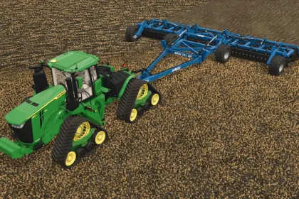 Efektywny Kultywator Talerzowy Degelman Pro-Till 40 (Kinze MachTill 401) do Dużych Pól w FS25 — 2