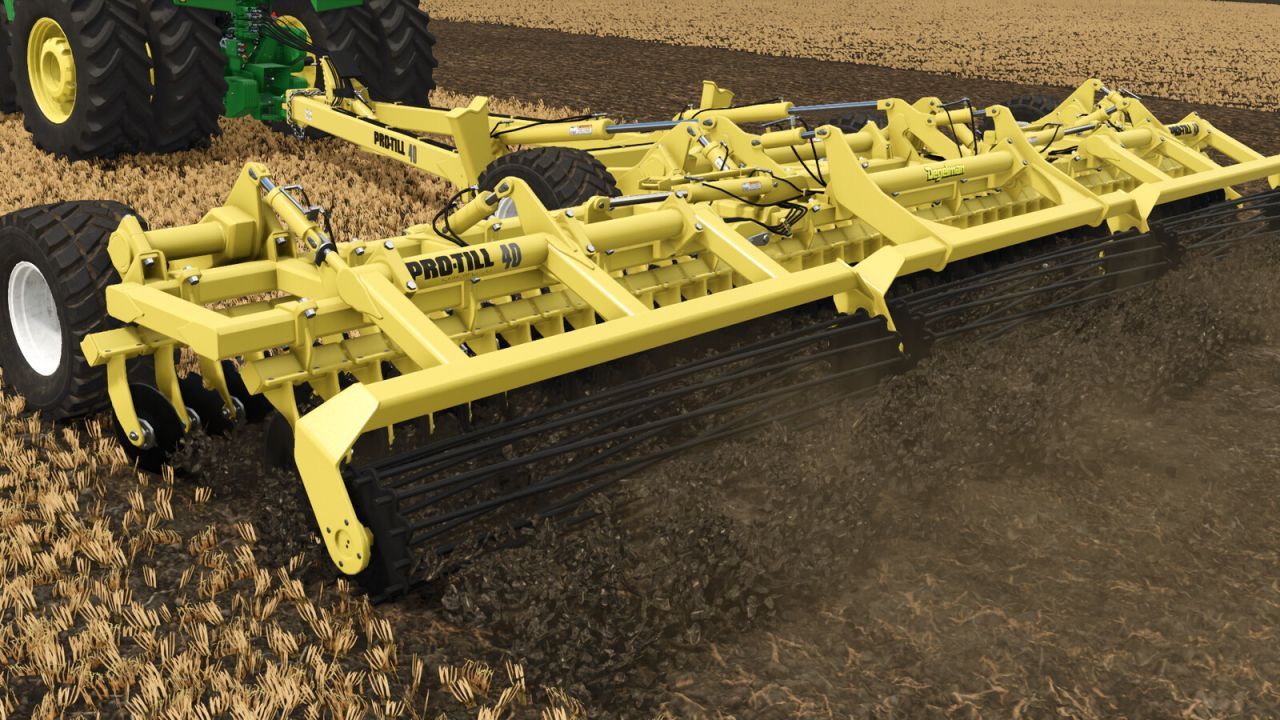 Efektywny Kultywator Talerzowy Degelman Pro-Till 40 (Kinze MachTill 401) do Dużych Pól w FS25