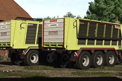 Кормозбиральні причепи Claas / Fliegl Cargos 8500 & 9500 для Farming Simulator 25