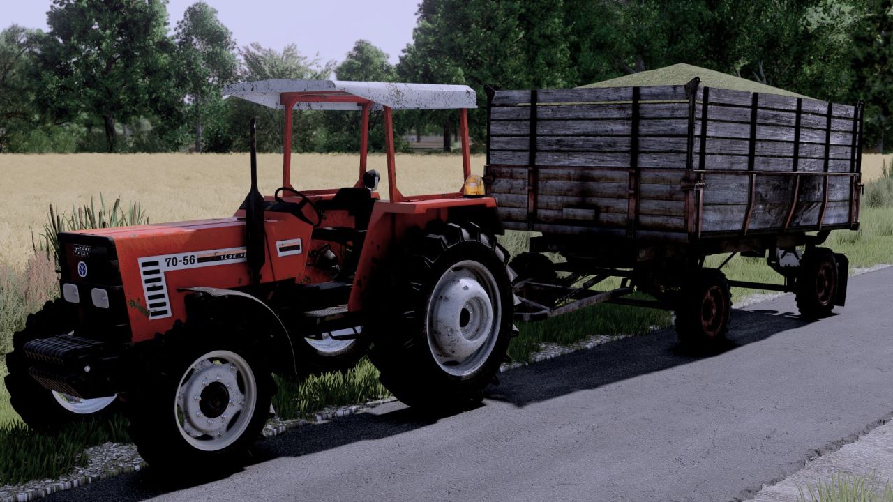 Старі причепи Old Trailers для Farming Simulator 25