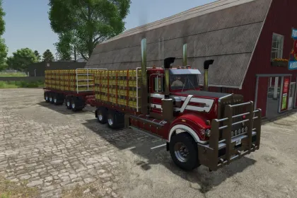 Самоскидний причіп Tipper and Dogg для Farming Simulator 25