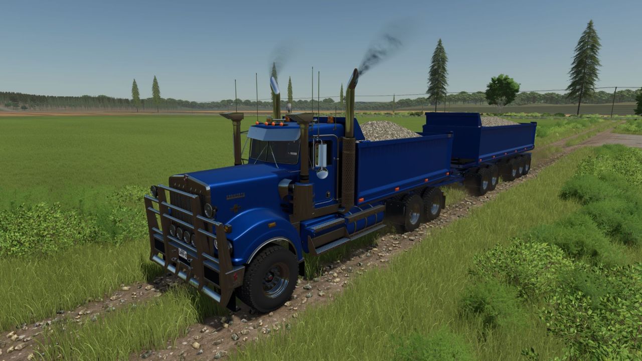 Тягач Kenworth T900 Legend для Farming Simulator 25