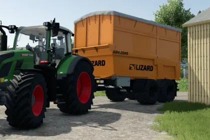 Efficient Lizard GD4-HS Dump Trailer Pack for Farming Simulator 25 — 1