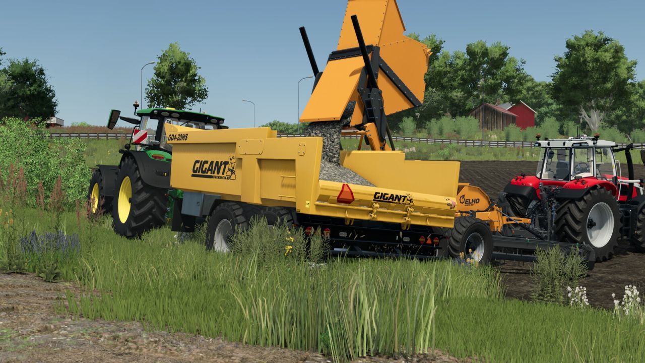 Ефективний Пак Самоскидних Причепів Gigant GD4-HS Pack для Farming Simulator 25 - Скріншоти