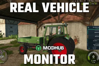 Монітор реальних показників техніки V1.0 для FS25