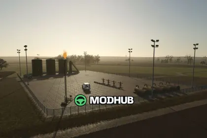 Oil field flare V1.0 for FS25 — 2