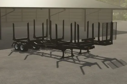 Ефективний Пак Причепів Pitts Log Trailer Pack для Перевезення Лісу у FS25 — 5