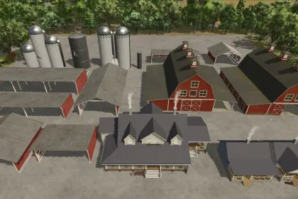 Американські фермерські будівлі American Farm Buildings для Farming Simulator 25