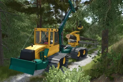 Лісовоз навантажувач Lizard LogFlex 8XS для Farming Simulator 25