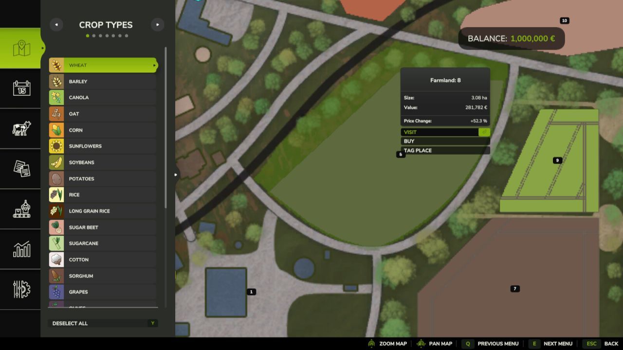 Dynamische Feldpreise — Smarte Dynamische Preise für Felder in Farming Simulator 25 - Screenshots
