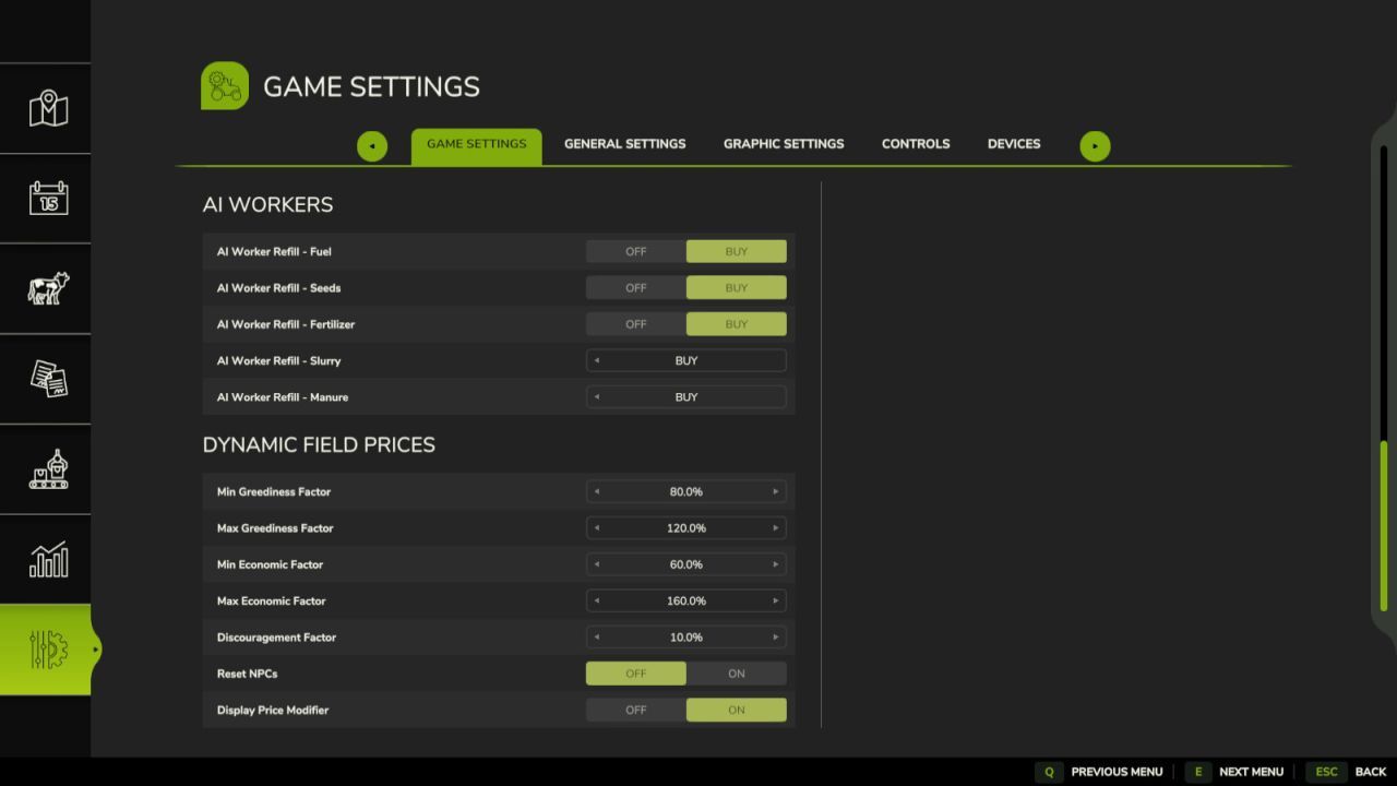 Dynamische Feldpreise — Smarte Dynamische Preise für Felder in Farming Simulator 25 - Screenshots