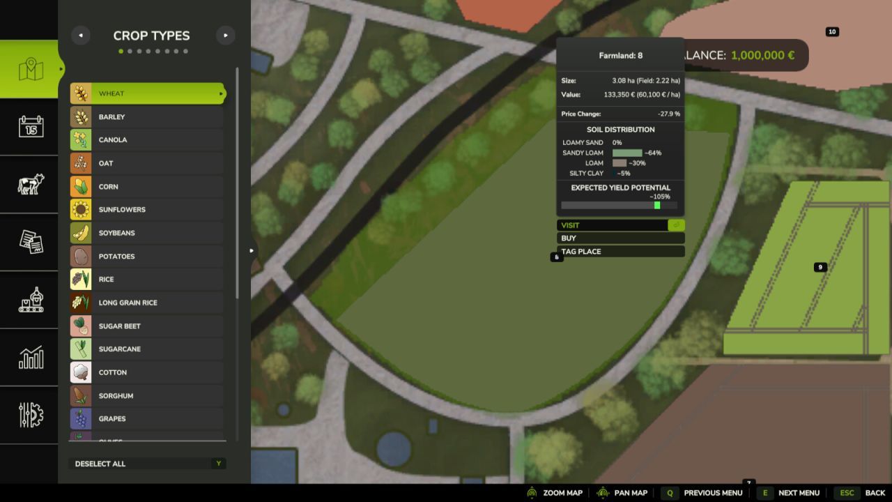 Dynamische Feldpreise — Smarte Dynamische Preise für Felder in Farming Simulator 25 - Screenshots