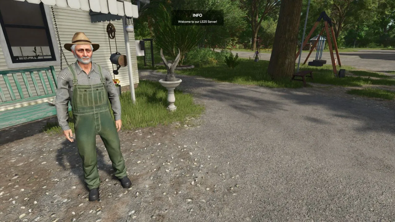 Зручний HUD‑Мод EBC2 Server Messages для Farming Simulator 25 — Ротація Повідомлень Сервера