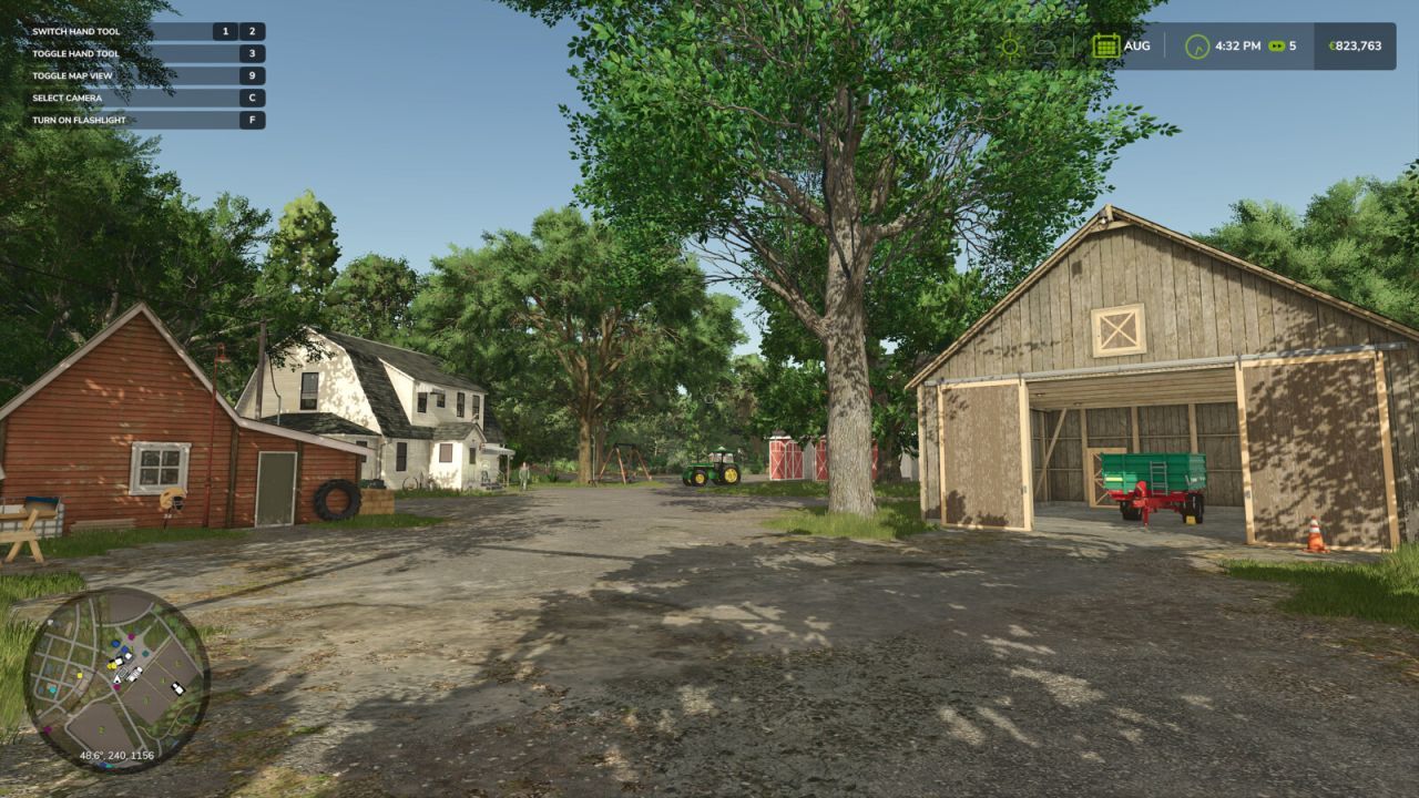 Зручний Мод Time Format (12h/24h) для Farming Simulator 25 — Вибір Формату Часу