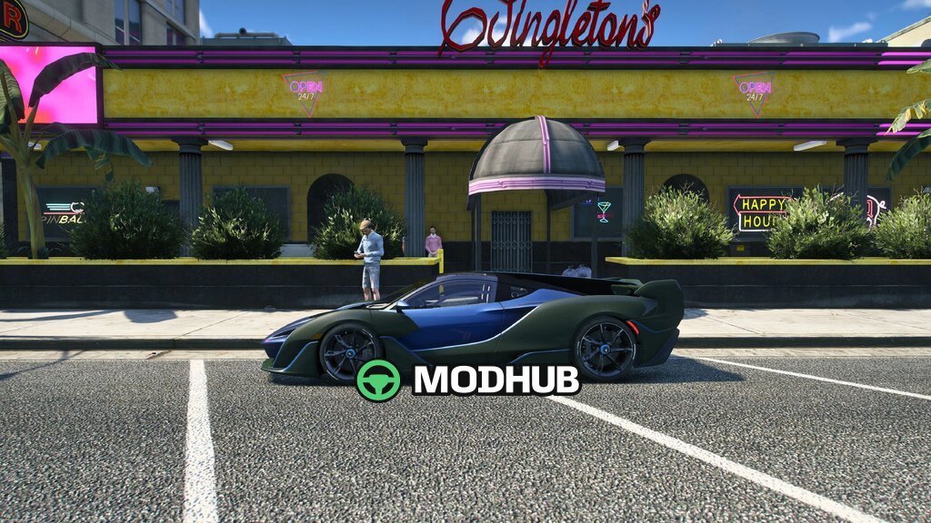 Суперкар McLaren Sabre для GTA 5