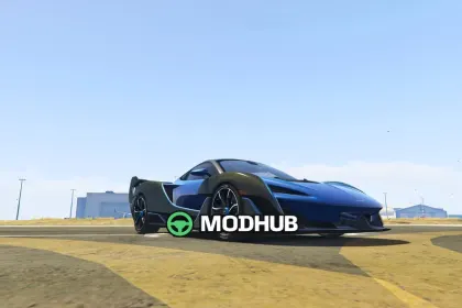 Суперкар McLaren Sabre для GTA 5 — 6