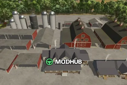 Будівлі American Farm Buildings v1.0 для FS25