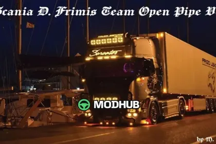 Sounds Scania Open Pipe V8 sounds v5.0 für ETS2
