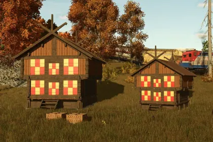 Ефективні Wooden BeeHive — Дерев’яні Вулики з Високим Виробництвом Меду для FS25